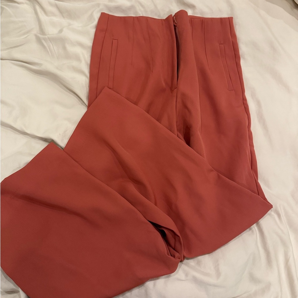 Lulu's Terracotta Wide Leg Pants